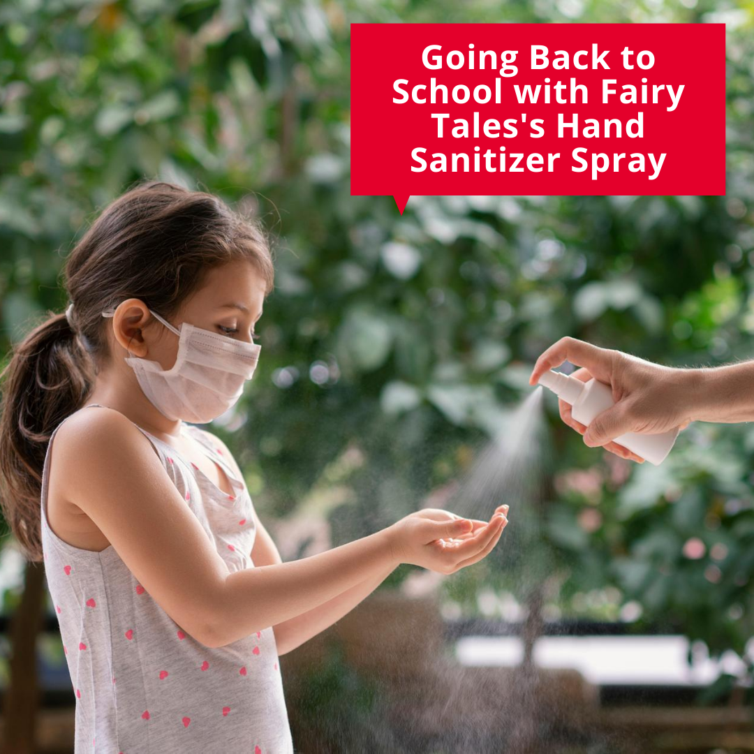 Going Back to School with Fairy Tales’s Hand Sanitizer Spray
