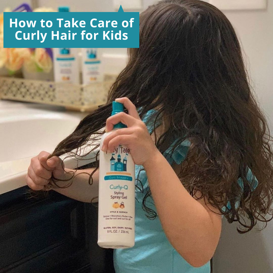 Caring for kids curly hair