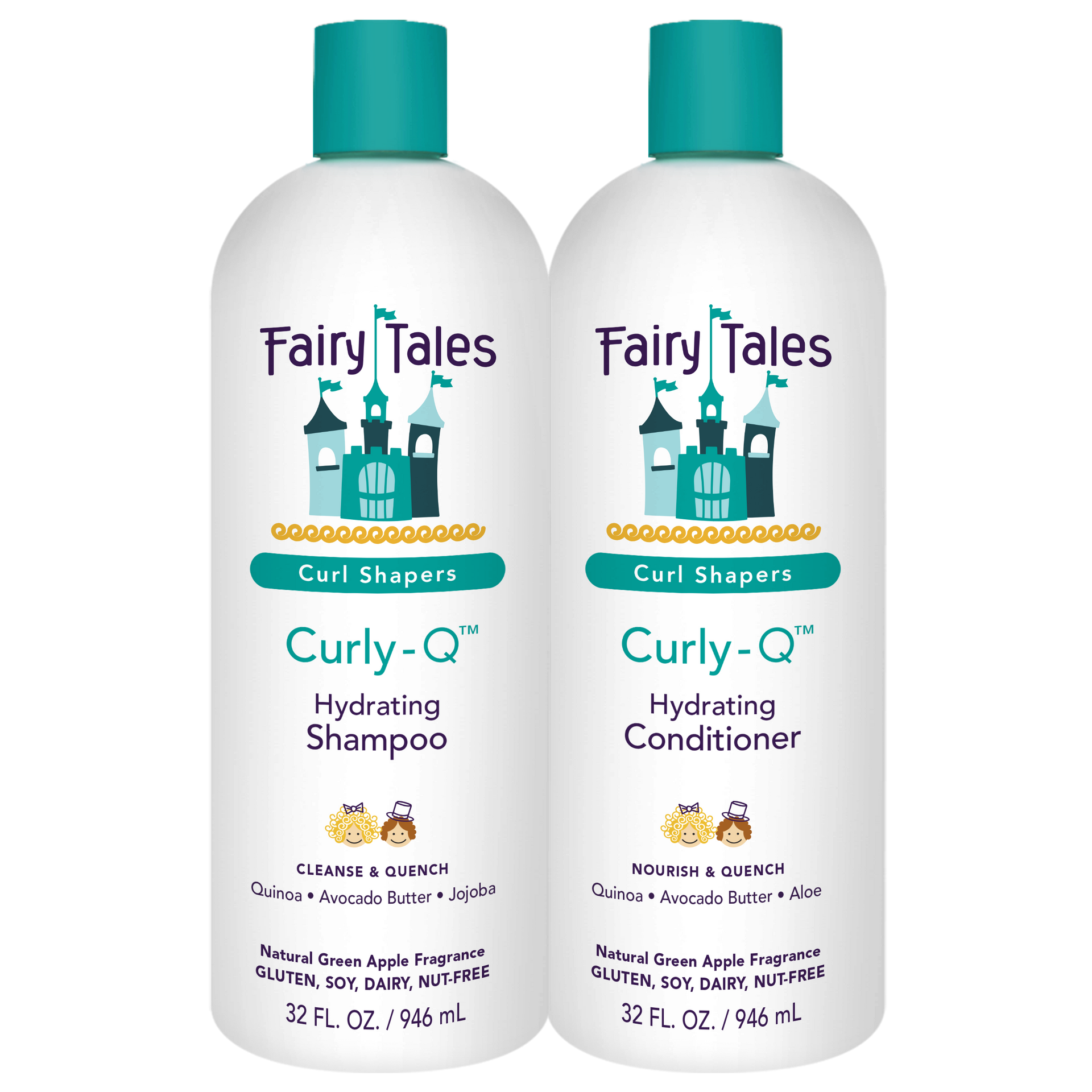 Curly-Q™ Kids Curly Hair Shampoo & Conditioner Kits