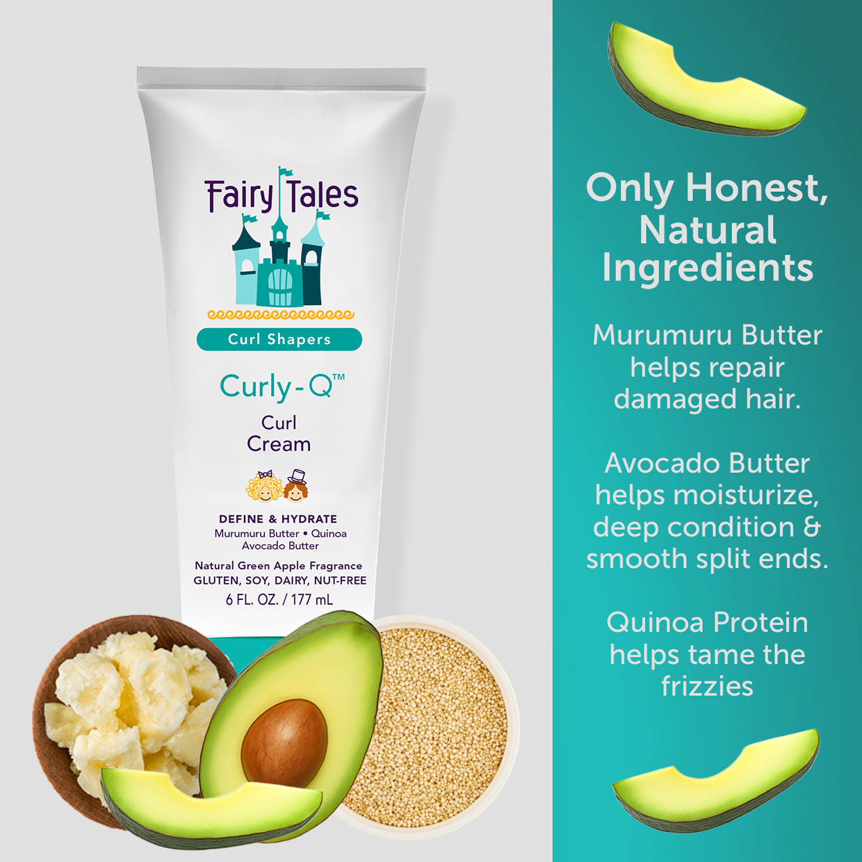 Curly-Q™ Kids Curl Cream for Curly Hair