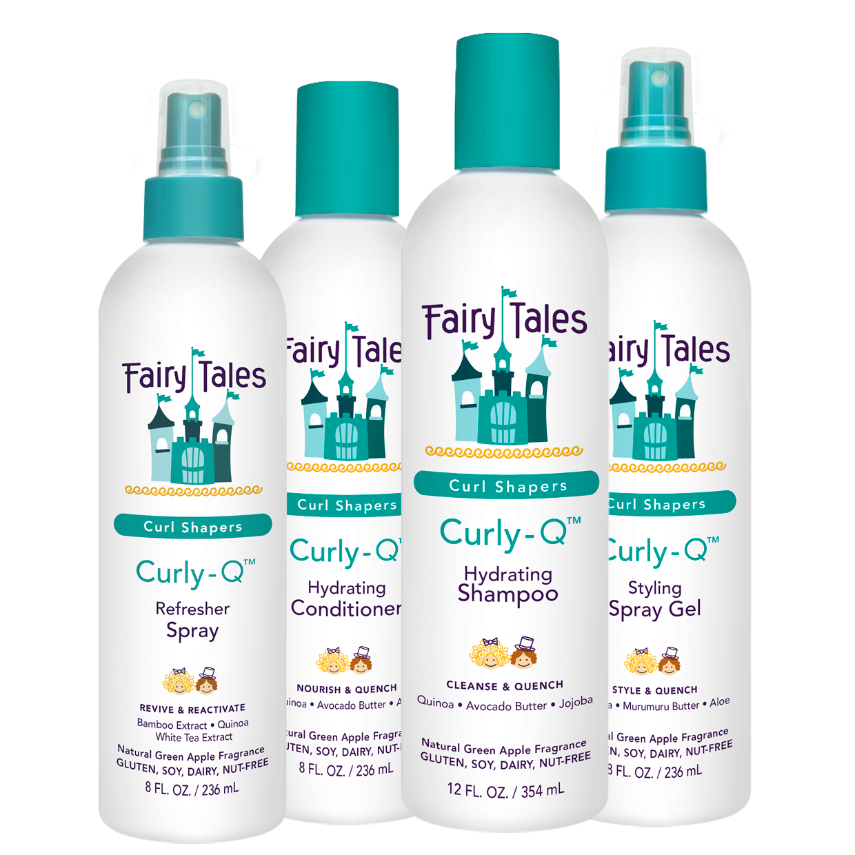 Curly-Q™ Quad - Fairy Tales Hair Care