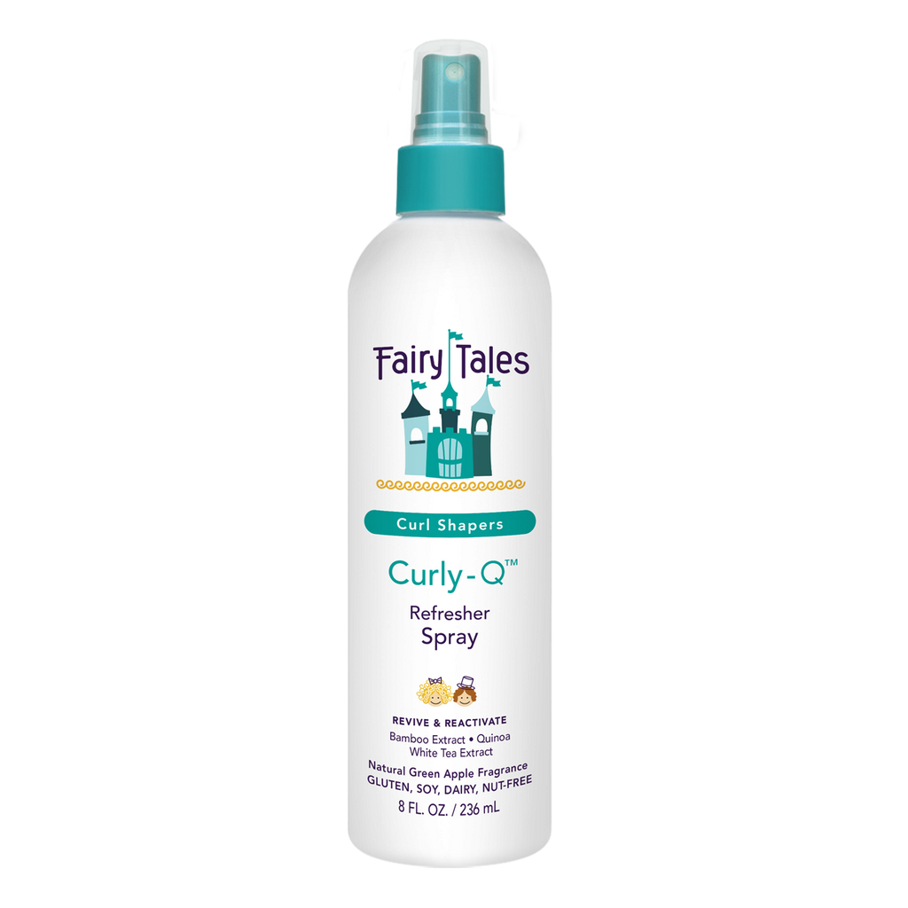 Curly-Q™ Curl Refresher Spray for Curly Hair Kids - Fairy Tales Hair Care