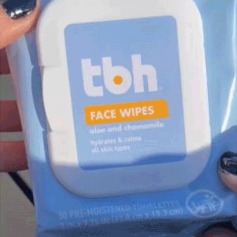 tbh® kids gentle facial wipes