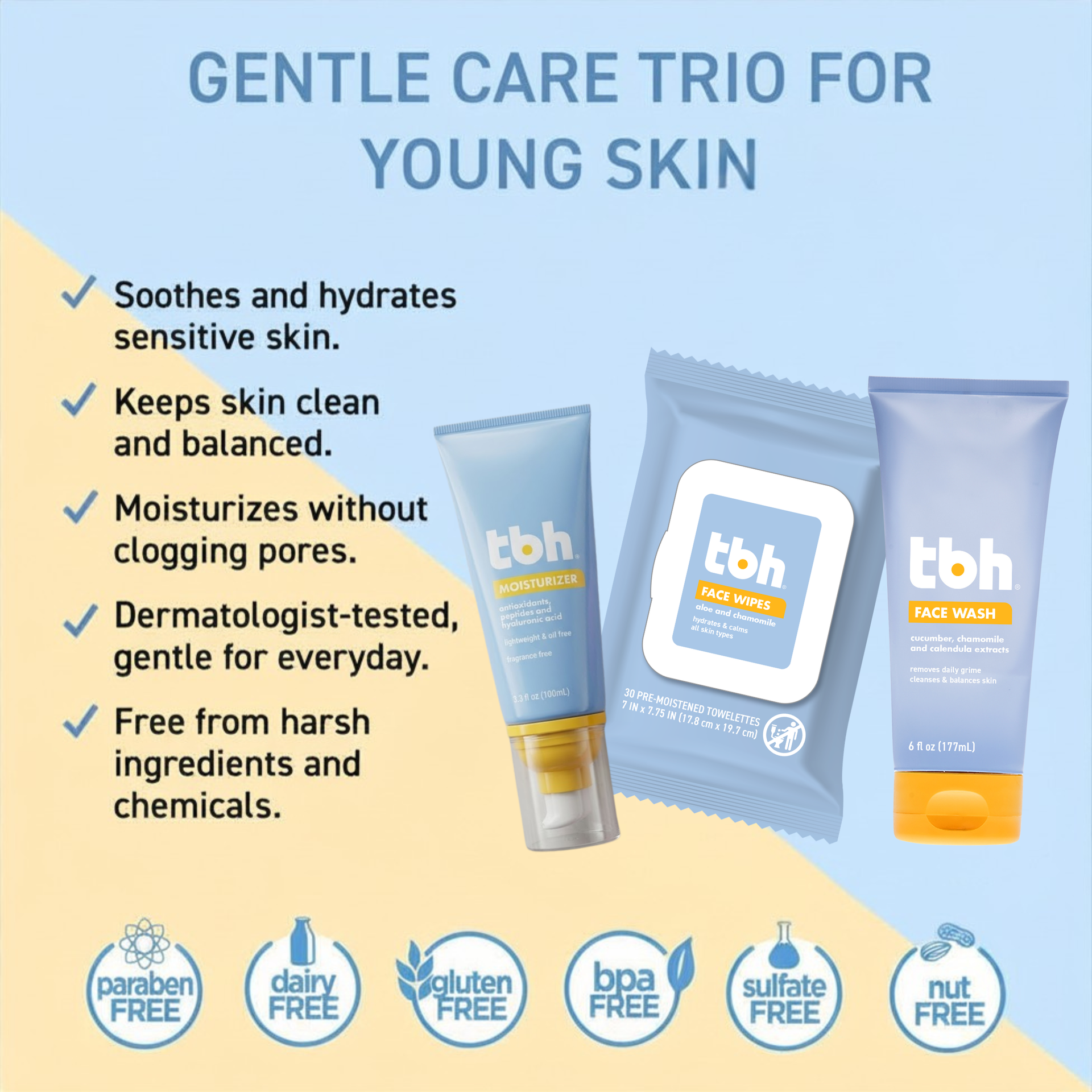 tbh® kids fresh face kit