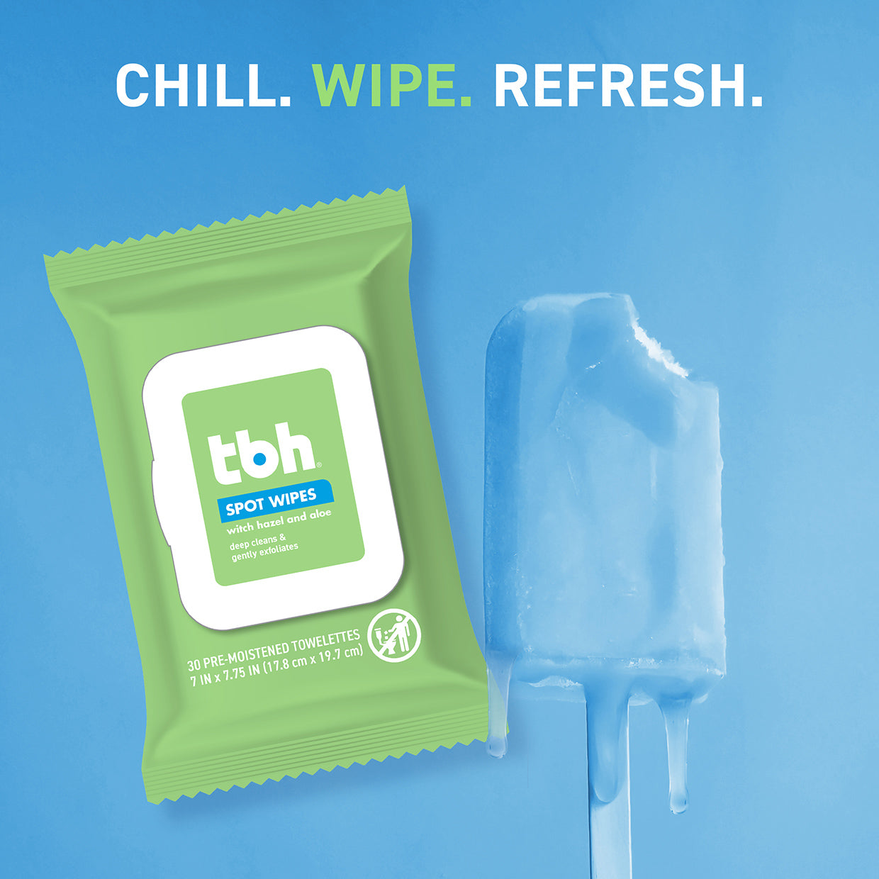 tbh® kids spot skin cleansing wipes